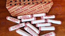 🔥 BANK SEALED Penny Rolls – 10 Full Rolls (500 Pennies) UNSEARCHED From Bank‼️ picture