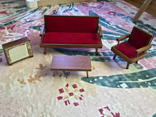 Vintage Mid Century Doll Furniture Set picture
