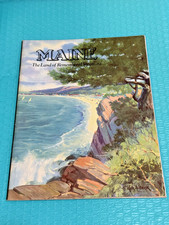 Vintage Maine The Land of Remembered Vacations Booklet - Beautiful Condition picture