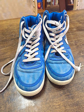 Nike Vandal Canvas Mid Top Lace Up Sneakers Sport Royal/White-Black 315066-411 picture