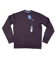 Nike Sportswear Club Fleece Swoosh Logo Pullover Sweatshirt Size M 839667 233 picture