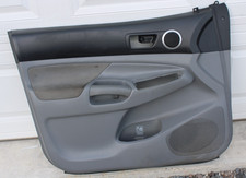 05-15 TACOMA Graphite Gray Black Front LH LF Door Trim Panel Unit Factory OEM OE picture