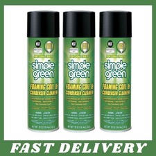 Simple Green Foaming Coil Cleaner 20 oz Aerosol Pack of 3 HVAC Cleaner picture