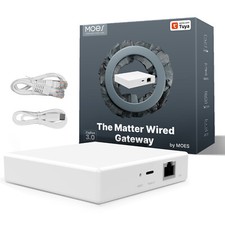 MOES Smart ZigBee Matter Thread Gateway Hub Support SmartThings, Homekit, Tuya picture