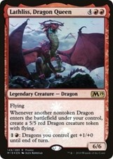 Light Play x 1 Lathliss, Dragon Queen - Foil - Color Pie Watermark Promo Core Se picture
