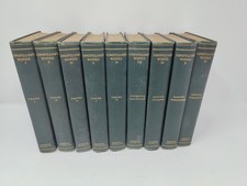 Longfellow's Works, 9 Volumes (1,2,4-6, 8-11) Green Gold Antique HC picture
