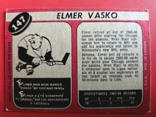 Elmer Moose Vasko 1968-69 O-PEE-CHEE NHL HOCKEY Minn North Stars 68-69 #147 EX  picture