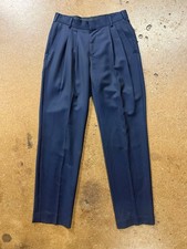 Vintage 90s Gucci Double Pleated Pants Sz 30 Trousers Made In Italy Wool Mohair picture