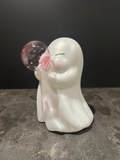 Viral Summerween Pink Bubble Blowing Ghost Closed Eyes Blow Mold Dollar General picture