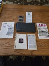 Used Vintage Atari Portfolio Palmtop Computer Lot With Many Extras Works Great picture