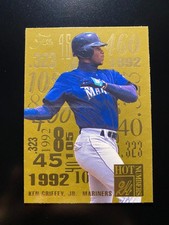 KEN GRIFFEY Jr. Nice 1995 Flair Hot Numbers #4 Seattle Mariners  picture