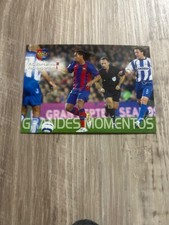 2004-05 Panini Megacracks Barca # 110 Grandes Momentos Ronaldinho Barcelona card picture