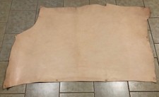 5/6oz. Leather Veg Tan cowhide Natural Tooling belts strap 10 to 12 square feet picture