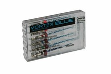 Dentsply Dental Tulsa Vortex Blue 21, 25, 30mm all Taper rotary file 60/pk picture