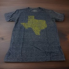 Tumbleweed Texstyles Men’s S Small Gray Yellow Texas Graphic Print  T Shirt picture