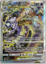 2023 Pokemon SWSH Crown Zenith Galarian Gallery #GG44 FA Mewtwo VSTAR picture