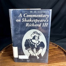 A Commentary on Shakespeare's Richard III Wolfgang Clemen 1968 English Ed picture