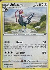 Unfezant Rare - 145/192 - Rebel Clash Pokemon 2020 picture