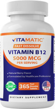 Vitamatic Vitamin B12 5000 mcg per Serving Fast Dissolve 365 Tablets picture
