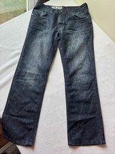 Urban Pipeline Mens Slim Straight Jeans 32x30 Blue Dark Wash Denim picture