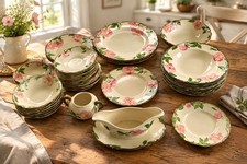 Vintage 40pc miscellaneous Franciscan Desert Rose earthenware dinnerware  picture