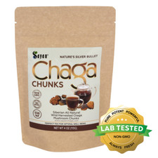 Siberian Chaga Mushroom Chunks Wild Harvested picture