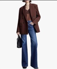 Woman’s ALC Women's Calla Jacket Size 10 Brown MSRP $795 picture