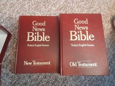 Good News Bible Today's English Version 2 Vol Boxed Set Old New Testament  1978 picture