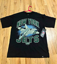 New York Jets NFL Football Graphic Shirt Black Green White Team Apparel picture