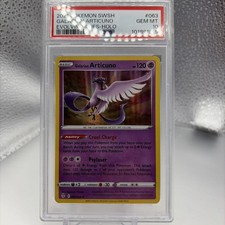 2021 Pokemon Sword & Shield Evolving Skies Galarian Articun Holo #063 PSA 10 picture