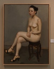 Hand Painted Oil Painting art chinese Female woman Nude On Canvas 24