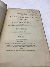 1808 Antiquarian&Topographical Cabinet Elegant Views Great Britain 50 Engravings picture