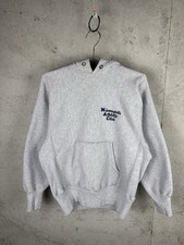 Vintage 80s Champion Reverse Weave Heather Gray Minneapolis ATH Club Hoodie MED picture