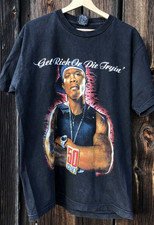 Vintage 2003 50 Cent T-Shirt Get Rich or Die Tryin' - G-Unit Rare Rap tee PA7416 picture