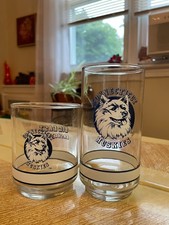 vintage UConn Huskies college basketball promotional glasses picture