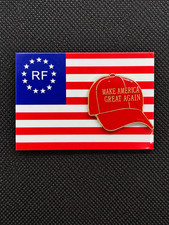 Trump MAGA Hat Lapel Pin Red Make America Great Again Political Collectible picture