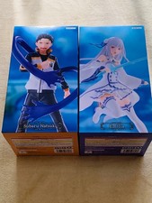 Re:ZERO Starting Life in Another World Emilia & Subaru Set Prize Figure NEW picture