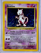 WOTC Mewtwo 10/102 Pokemon Base Set Holo Rare 1999 English TCG picture