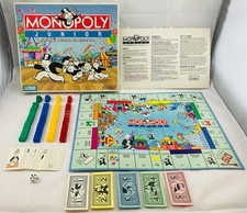 1990 Monopoly Junior Game by Parker Brothers Complete Very Good Cond  picture