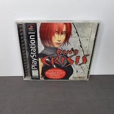 Dino Crisis (Sony PlayStation 1, 1999) Black Label With Manual picture