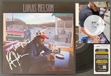 LUKAS NELSON SIGNED AMERICAN ROMANCE VINYL LP +DISSAPEARING LIGHT INSC PROOF JSA picture
