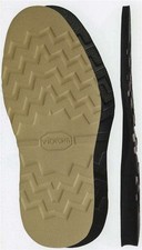 Vibram #4014 Cristy Full Sole 1 Pair - Wedge Outsole for Boot Shoe Repair Resole picture