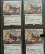 Smothering Abomination x4   + 10 Random Rares MTG Magic the Gathering Xmas Gift picture