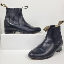 Bessero Boots Womens Size 6 (25Mx) Comfort Ankle Black Heel Mexico picture
