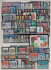 SWITZERLAND COLLECTION OF 200+ STAMPS MINT NEVER HINGED MOUNTED CV $$250 picture