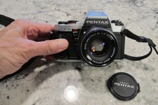 VINTAGE PENTAX PROGRAM PLUS CAMERA BODY  w/ LENS & MANUAL, STRAP, FILTER *READ* picture