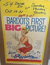 BRIGITTE BARDOT RARE ORIG. 1958 