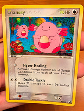 Pokemon TCG Chansey EX Unseen Forces Reverse Holo Rare 20/115 EN 2005 picture