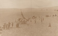 Field Artillery Battery RPPC Real Photo Postcard c1910s Soldiers Guns Military picture