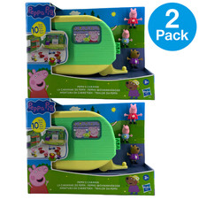 Peppa Pig Peppa's Caravan Transforming Playset Toy 2 Pack New picture